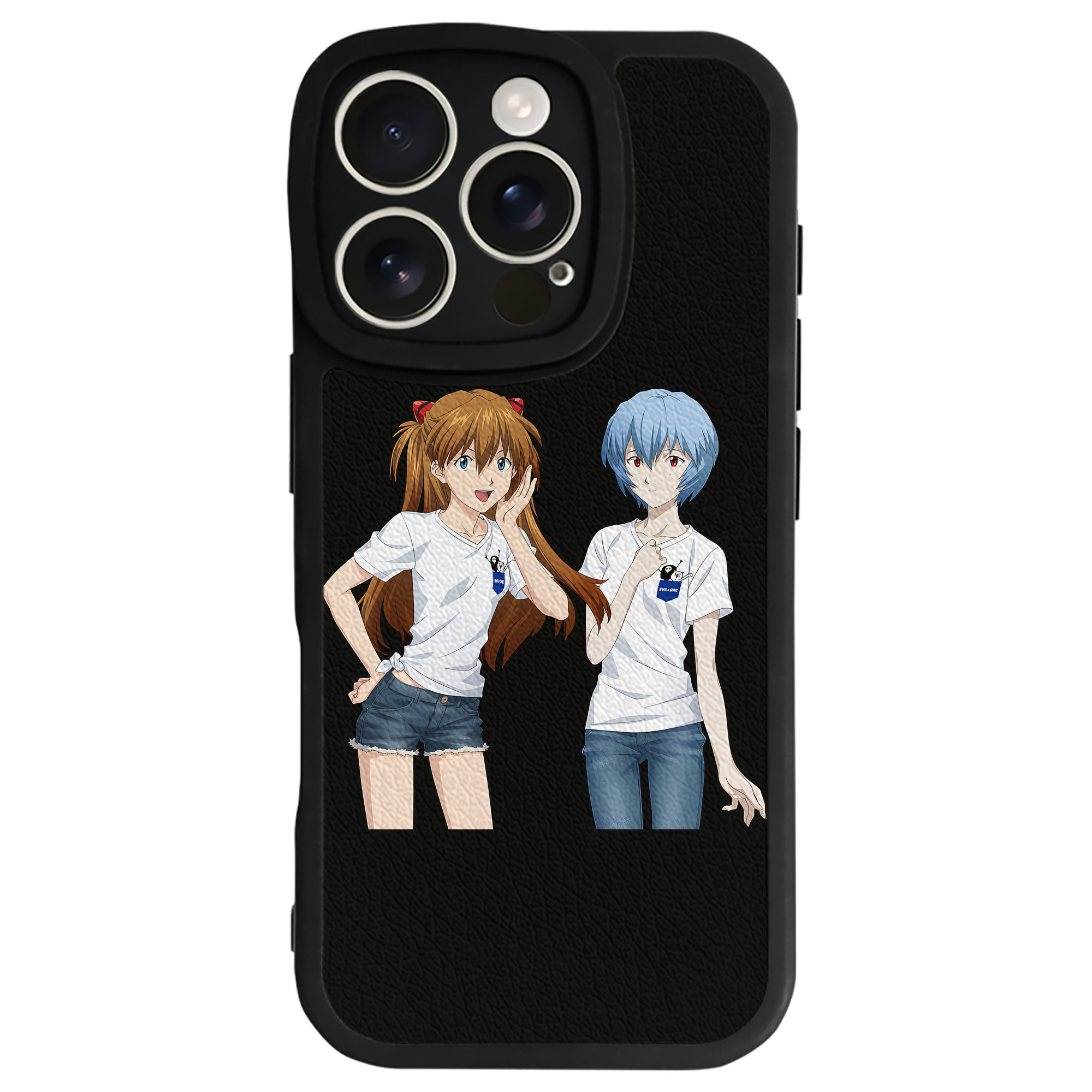 （画像用） EVA 新世紀エヴァンゲリオン 【iPhone 16シリーズ対応】シリコンスマホケース（レザー調） 材質：シリコン
